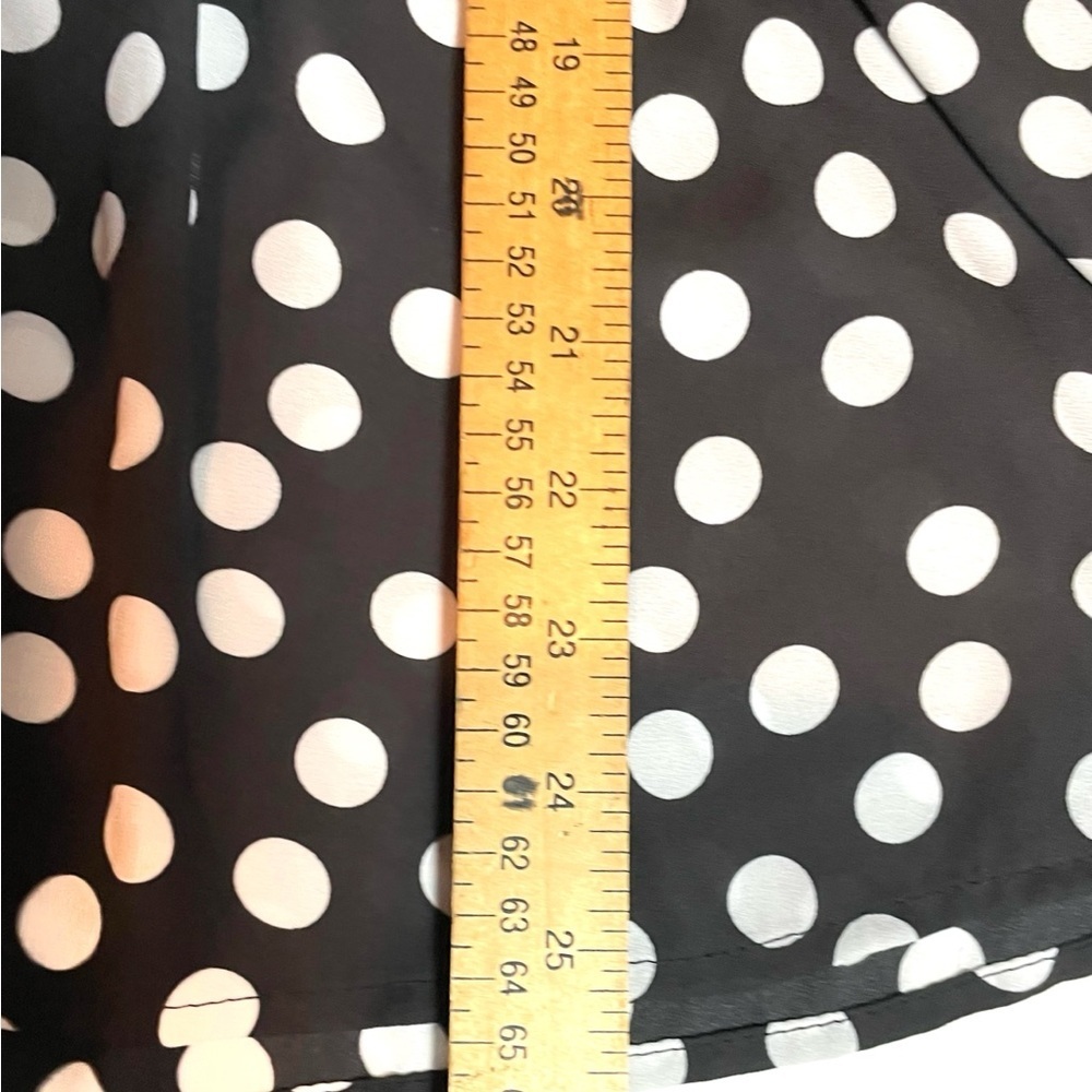 Counterparts Black and White Polka Dot Women’s Blouse Size Medium - Picture 6 of 12